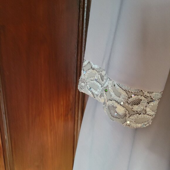 R & M Richards Jacket size 10 Mocha Mother Of Bride Formal - Picture 3 of 4